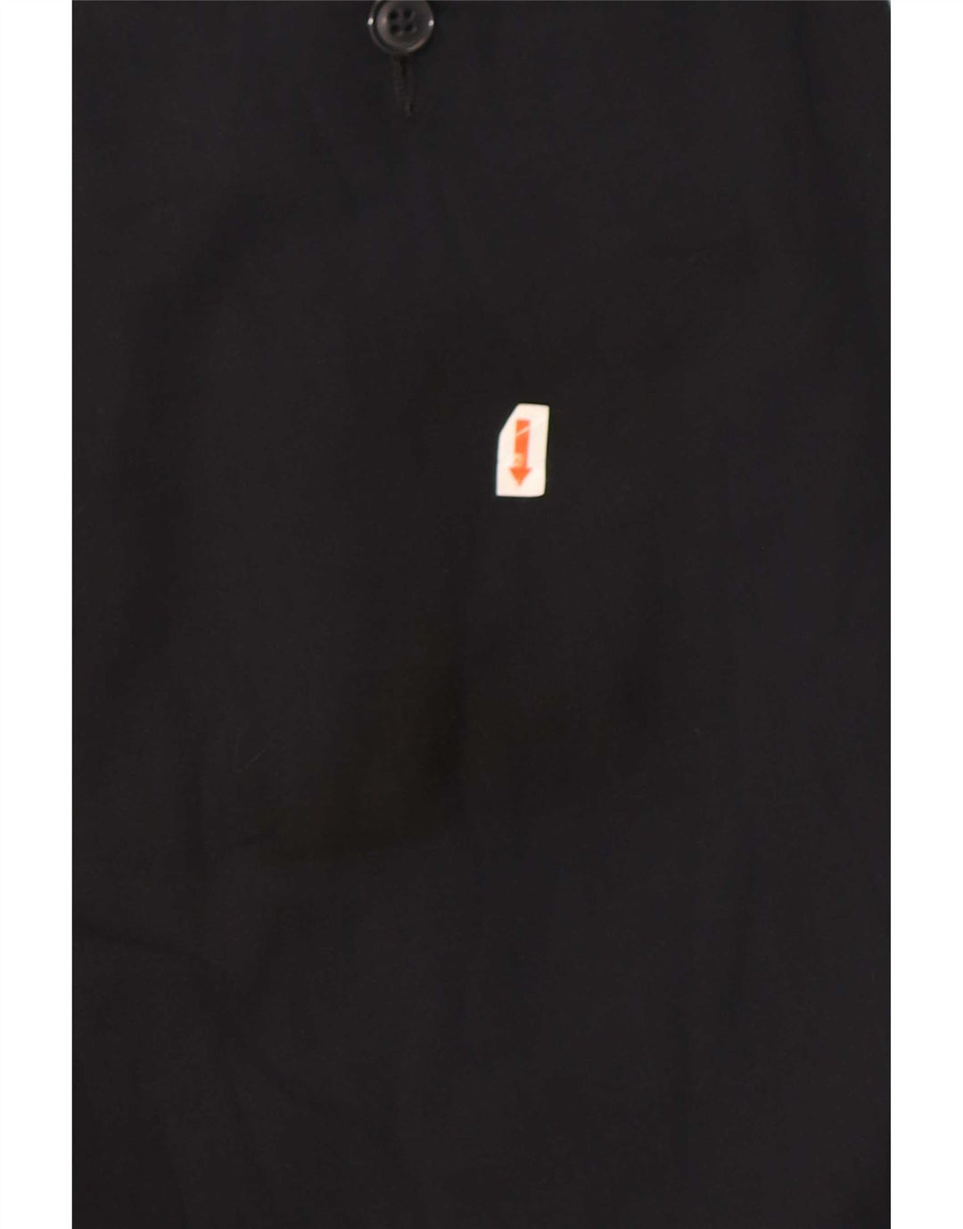 Pantaloni da abito con pegging da uomo Marks & Spencer W34 L31 poliestere blu navy