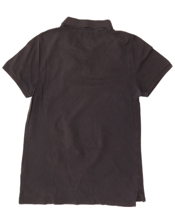 Polo slim fit da uomo Tommy Hilfiger XL in cotone nero