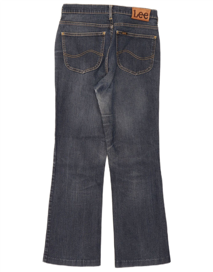 Jeans Bootcut da donna Lee W33 L29 cotone blu navy