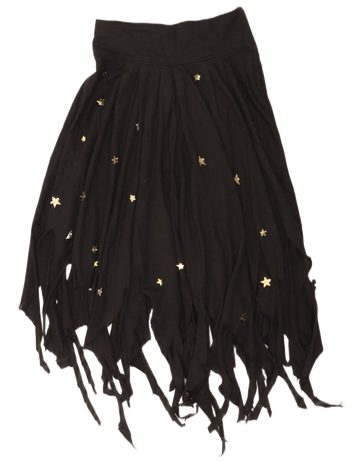 Gonna asimmetrica da donna POP 84 IT 44 media W28 acrilico nero
