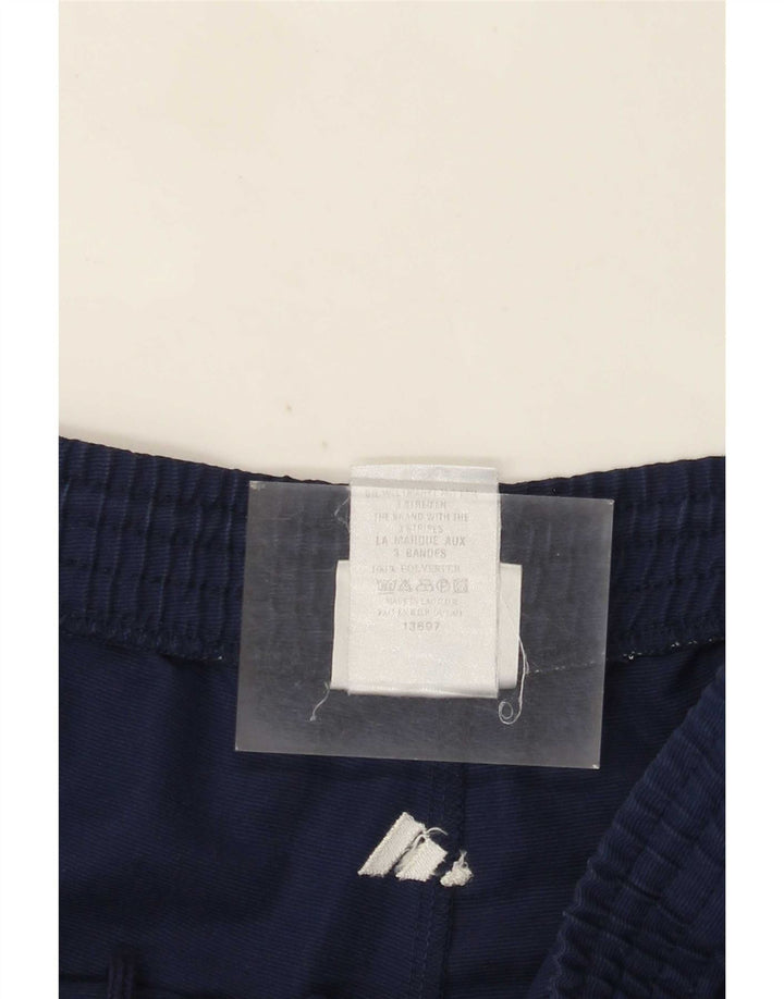 Pantaloncini sportivi da uomo Adidas Large blu navy in poliestere