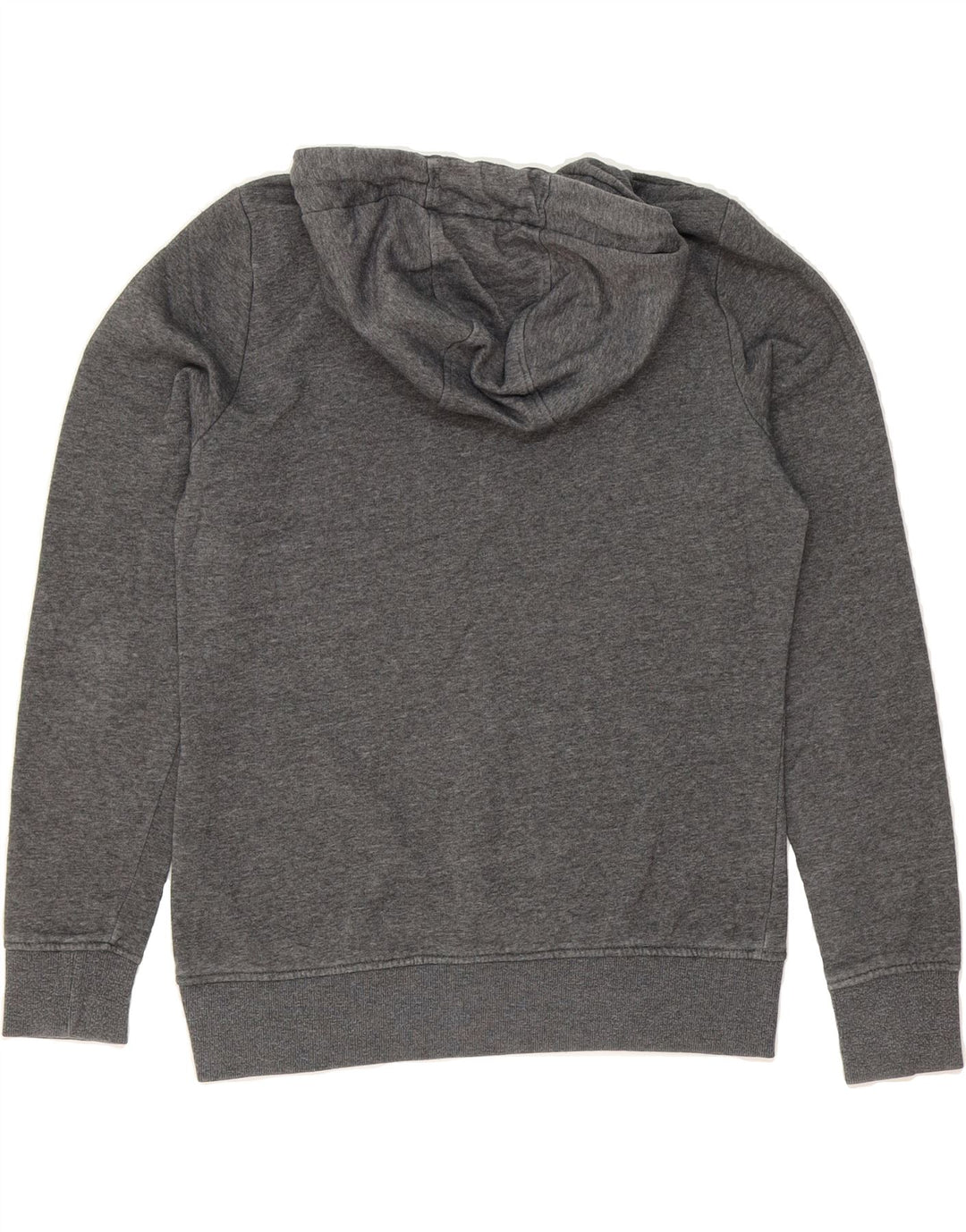 KAPPA Womens Graphic Hoodie Jumper UK 14 Medium Grey Polyester Vintage Kappa and Second-Hand Kappa from Messina Hembry 