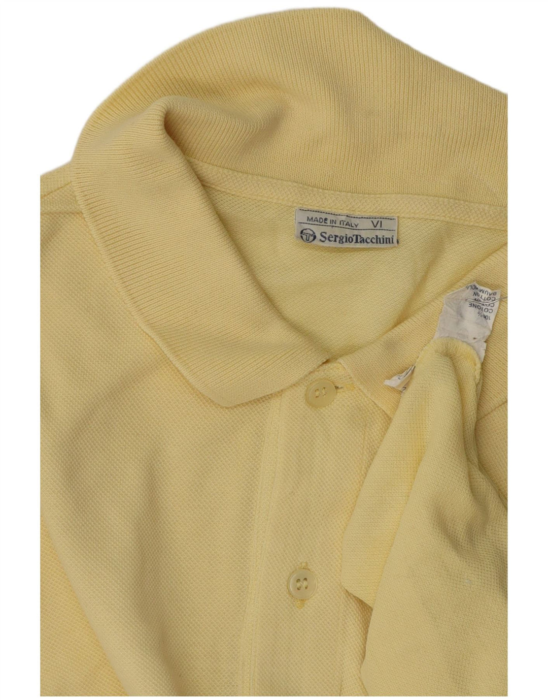 SERGIO TACCHINI Polo Uomo Cotone Giallo Medio