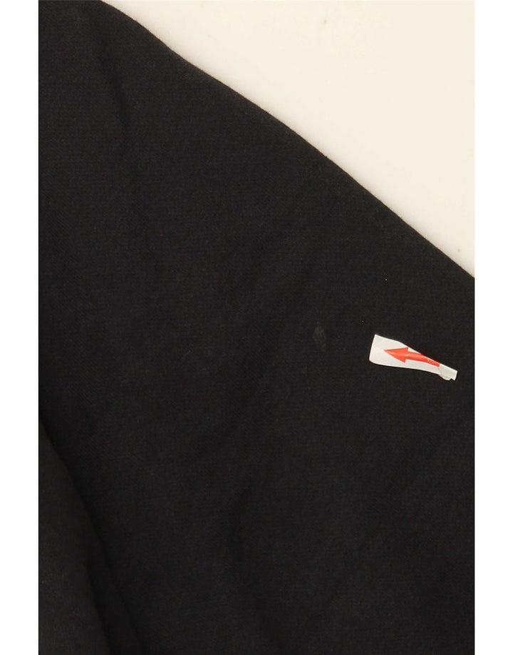 Felpa con cappuccio grafica Nike da uomo grande in cotone nero