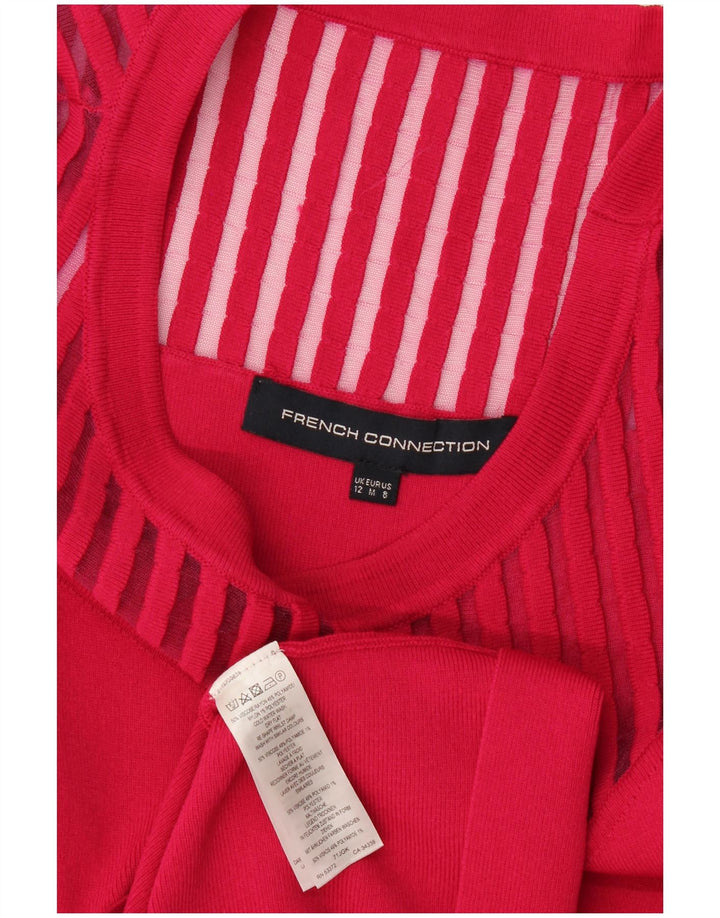 Abito a trapezio da donna French Connection UK 12 Viscosa rosa medio