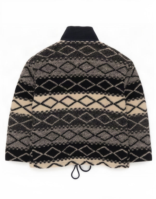 Giubbotto bomber da uomo Wampum UK 44 2XL Poliestere geometrico grigio