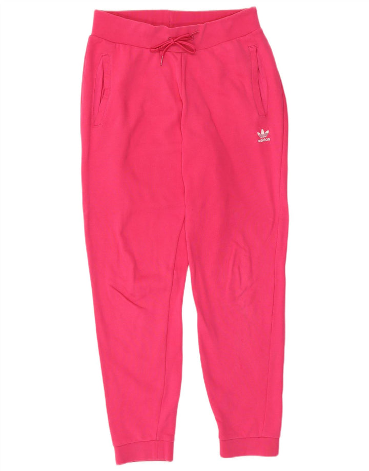 Pantaloni da tuta da donna ADIDAS Joggers UK 12 cotone rosa medio