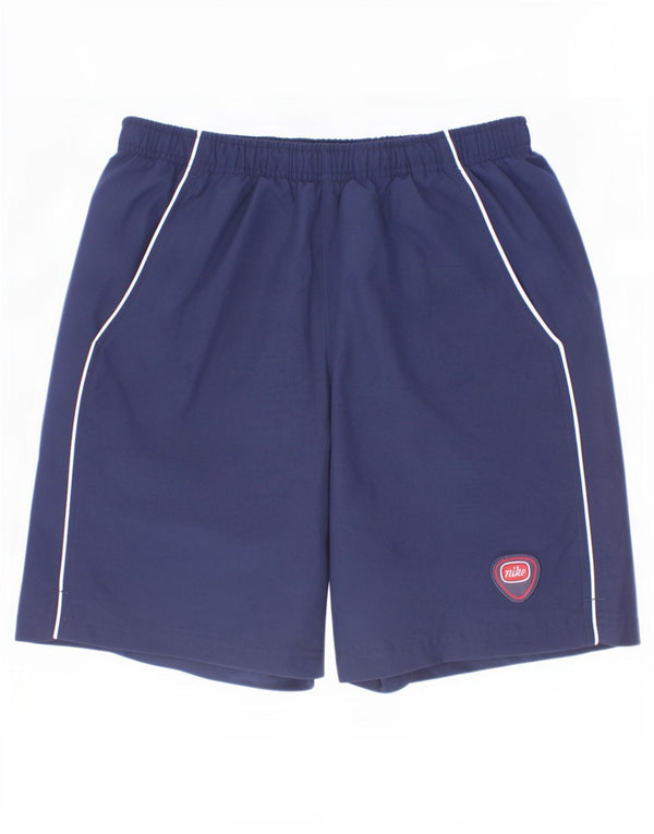 Pantaloncini sportivi Nike da bambino 12-13 anni Large in poliestere blu navy