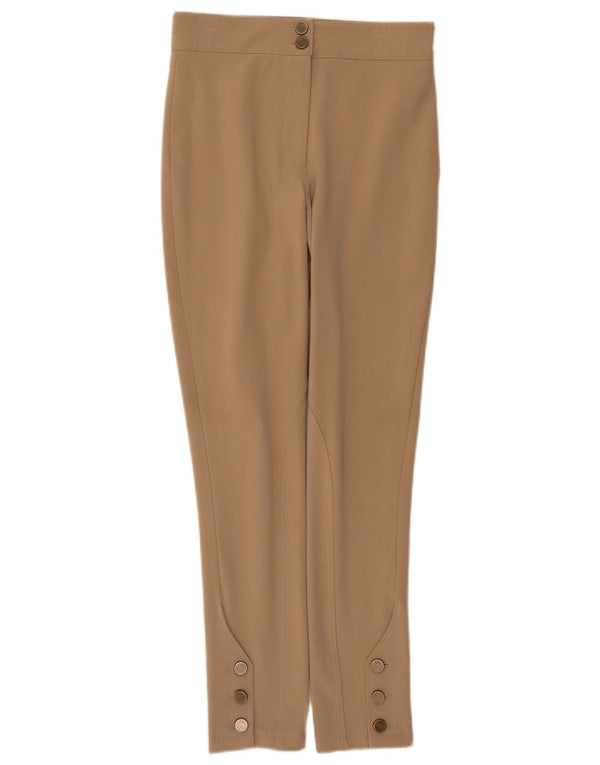 Pantaloni casual slim fit da donna Karen Millen UK 10 Small W27 L27 Beige