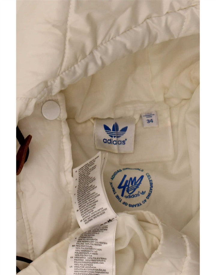 Giacca imbottita da donna Adidas EU 34 Small White Sports