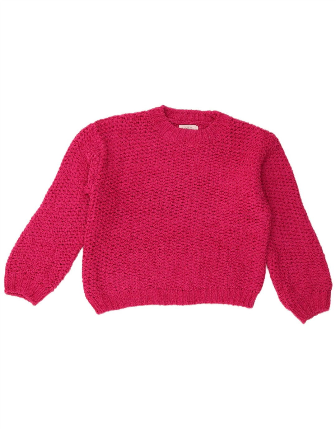 Maglione girocollo per ragazze Zara 13-14 anni in poliestere rosa