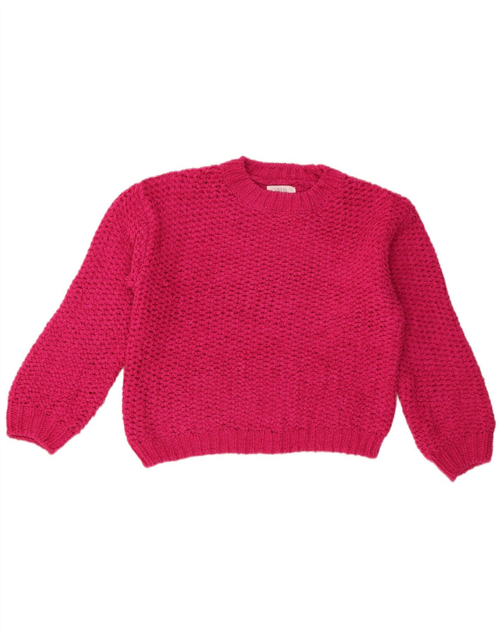 Maglione girocollo per ragazze Zara 13-14 anni in poliestere rosa