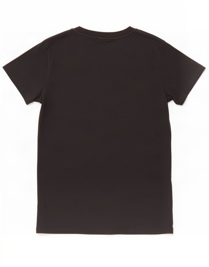 T-shirt da uomo Cos Top in cotone nero medio