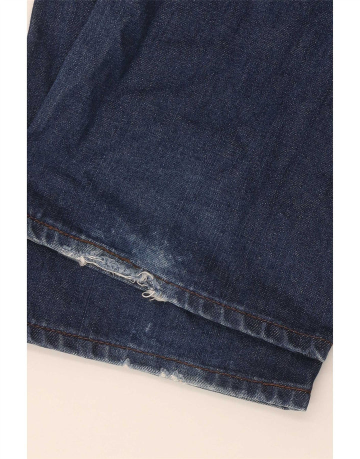 Jeans Diesel da donna a gamba svasata W28 L34 Blu Cotone