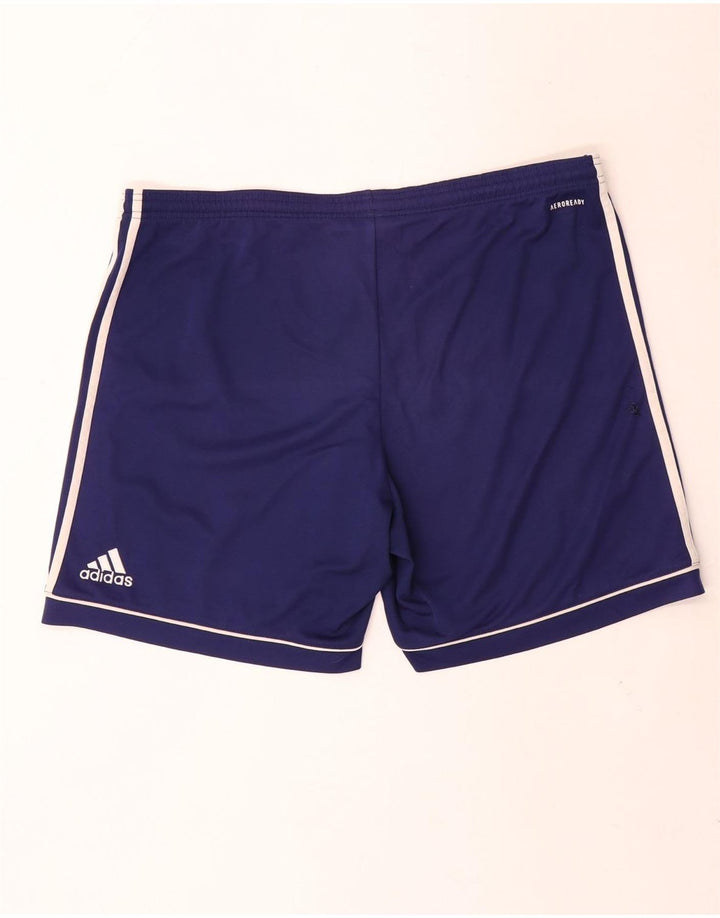 Pantaloncini sportivi Adidas Aeroready da uomo di grandi dimensioni in poliestere blu navy