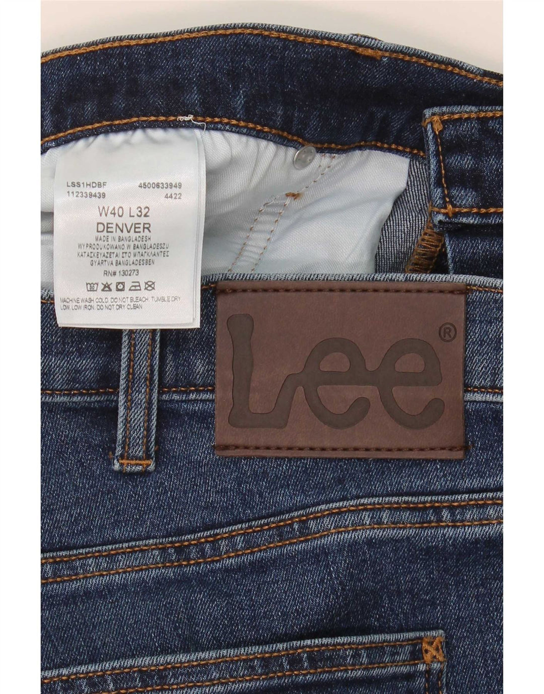 Jeans Lee da uomo Denver Bootcut W40 L32 cotone blu