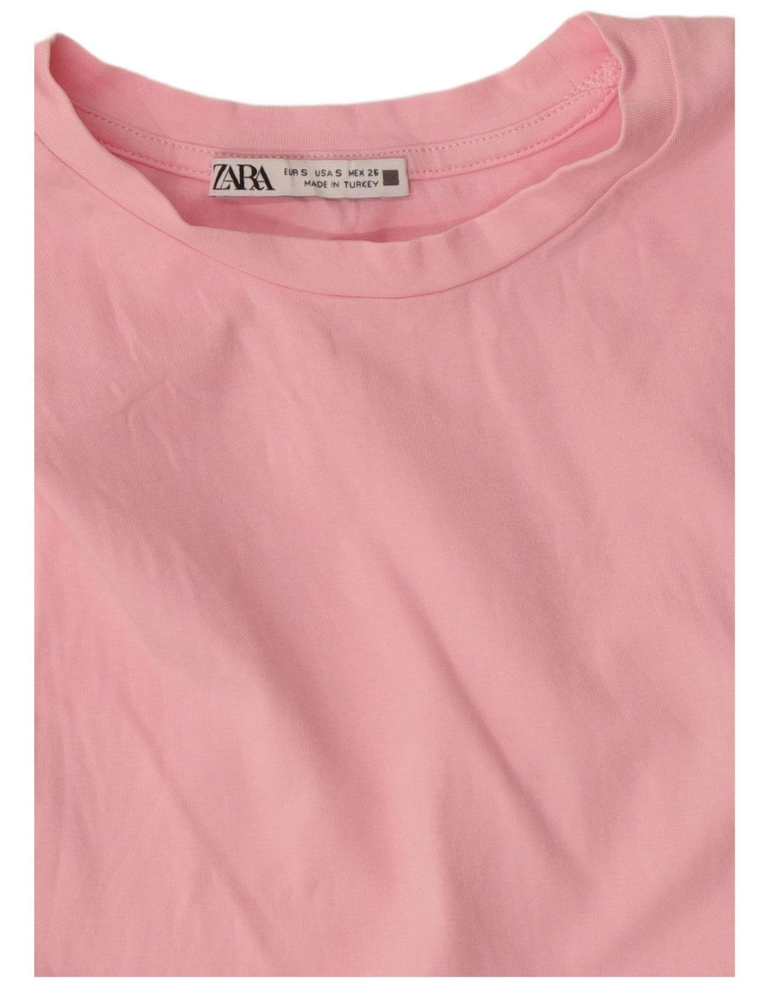 Canotta corta da donna Zara UK 8 piccola rosa