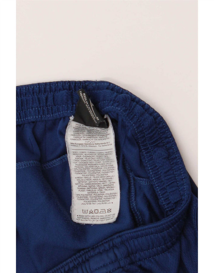 Pantaloni da tuta Nike Dri Fit da uomo, poliestere color block medio blu navy