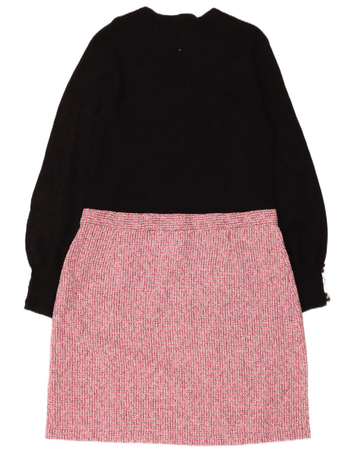 Abito basic da donna a maniche lunghe Lipsy UK 16 Large Pink Colourblock Rayon