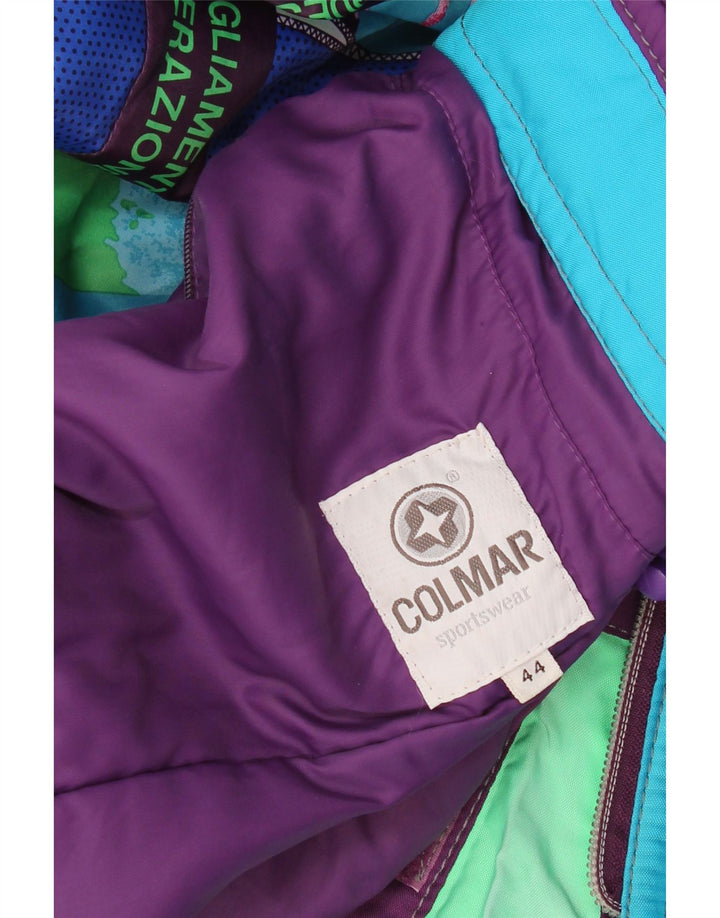 Giacca da sci da uomo con cappuccio vestibilità ampia COLMAR IT 44 XS Blu Colourblock