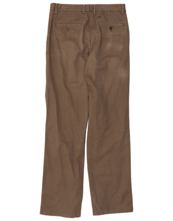 Pantaloni chino dritti da uomo Dockers W33 L36 in cotone beige