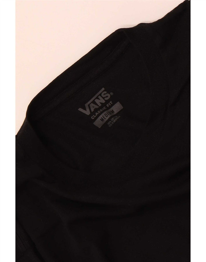 T-shirt da uomo Vans Classic Fit, vestibilità media, cotone nero