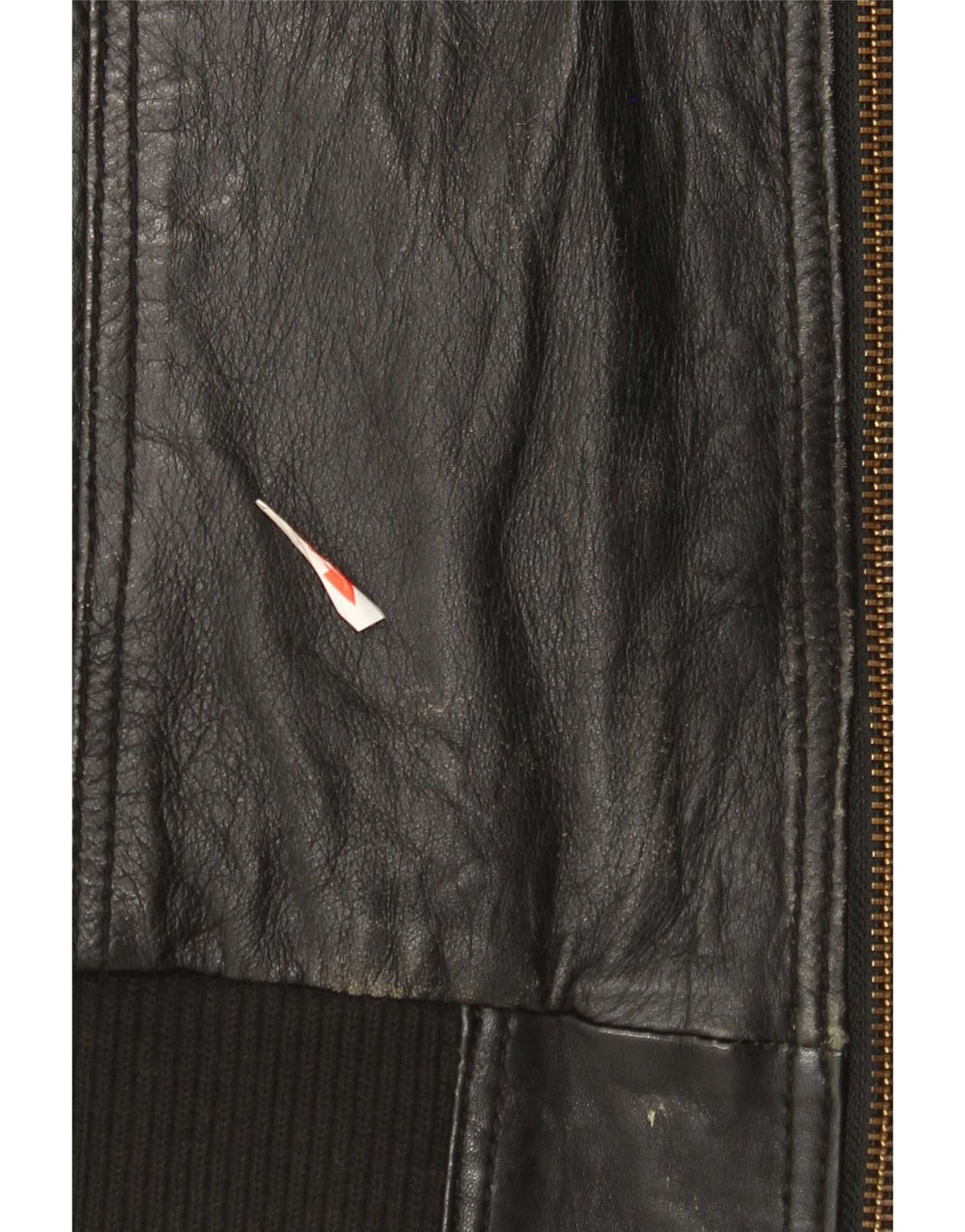 Giacca in pelle militare da uomo Bench UK 38 media nera