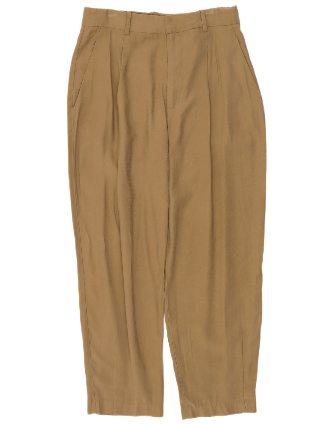 Pantaloni chino con pegging da donna Zara medi W28 L26 viscosa kaki