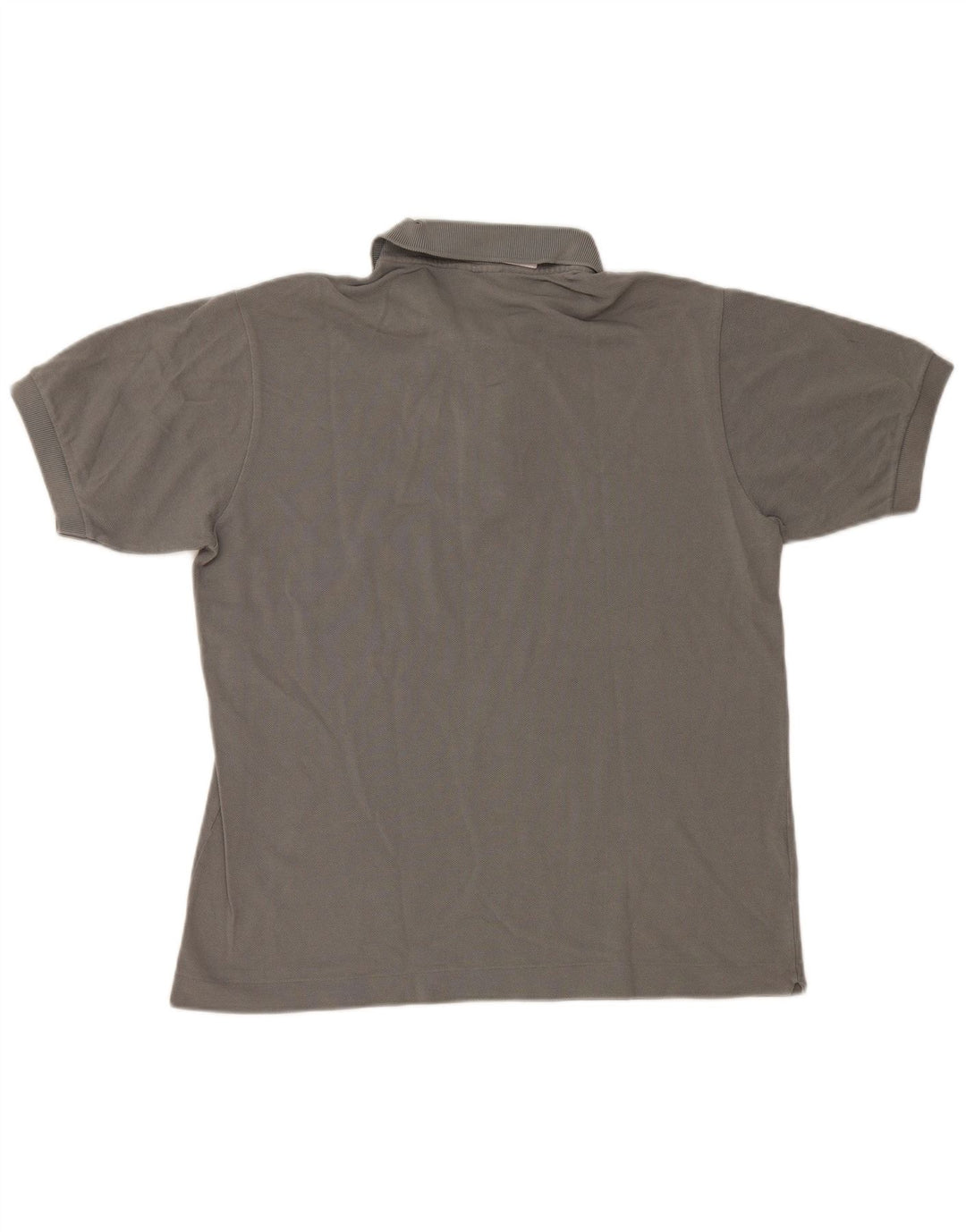 Polo da uomo Lacoste taglia 4 in cotone grigio medio
