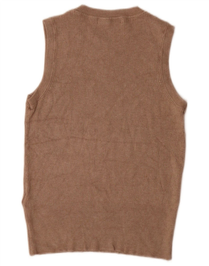 Canotta da donna Marks & Spencer UK 16 grande in viscosa marrone