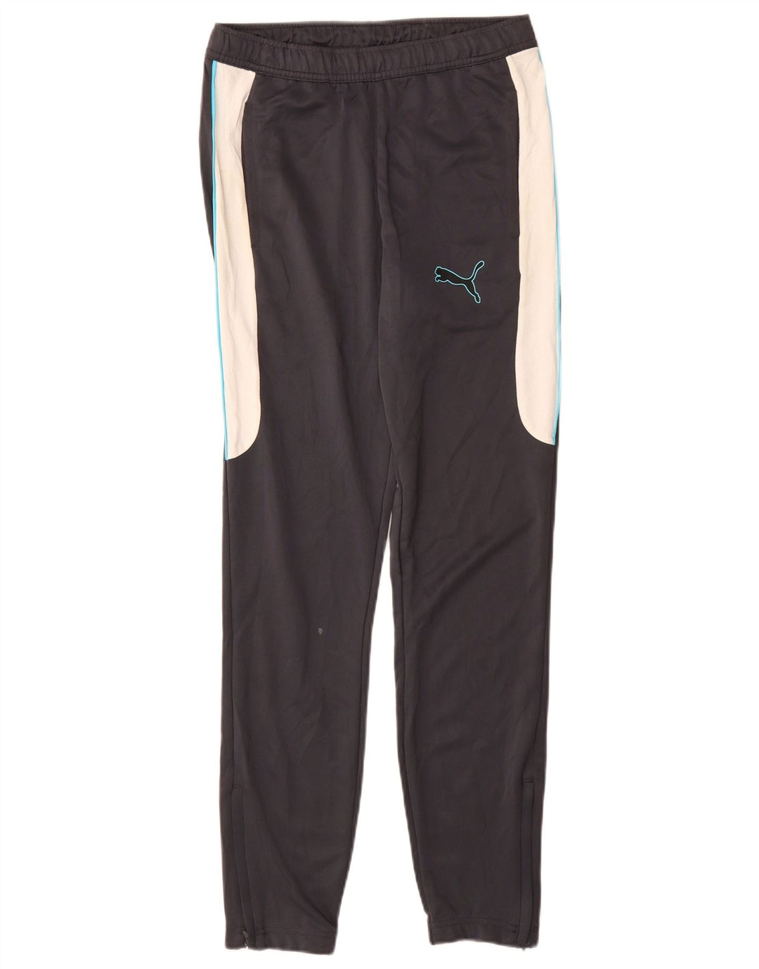 Pantaloni da tuta da uomo PUMA Small in poliestere color block nero