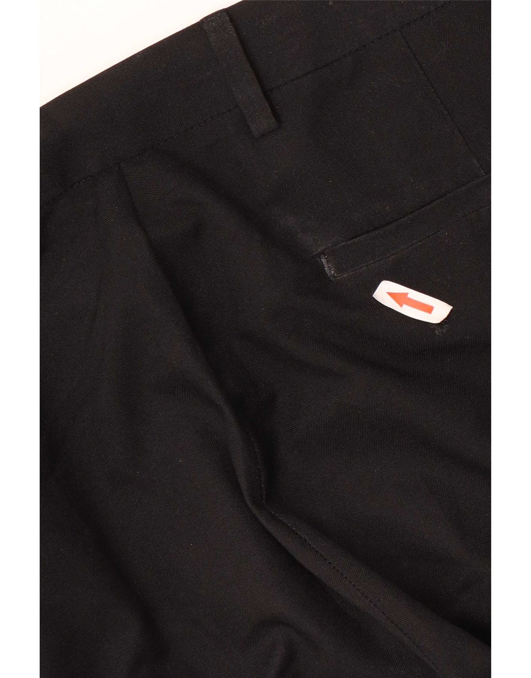 Pantaloni chino slim da uomo Marks & Spencer W38 L33 poliestere nero