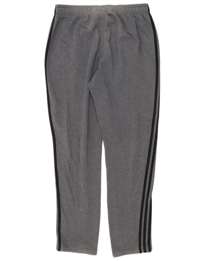 Pantaloni da tuta da uomo Adidas Large in cotone grigio