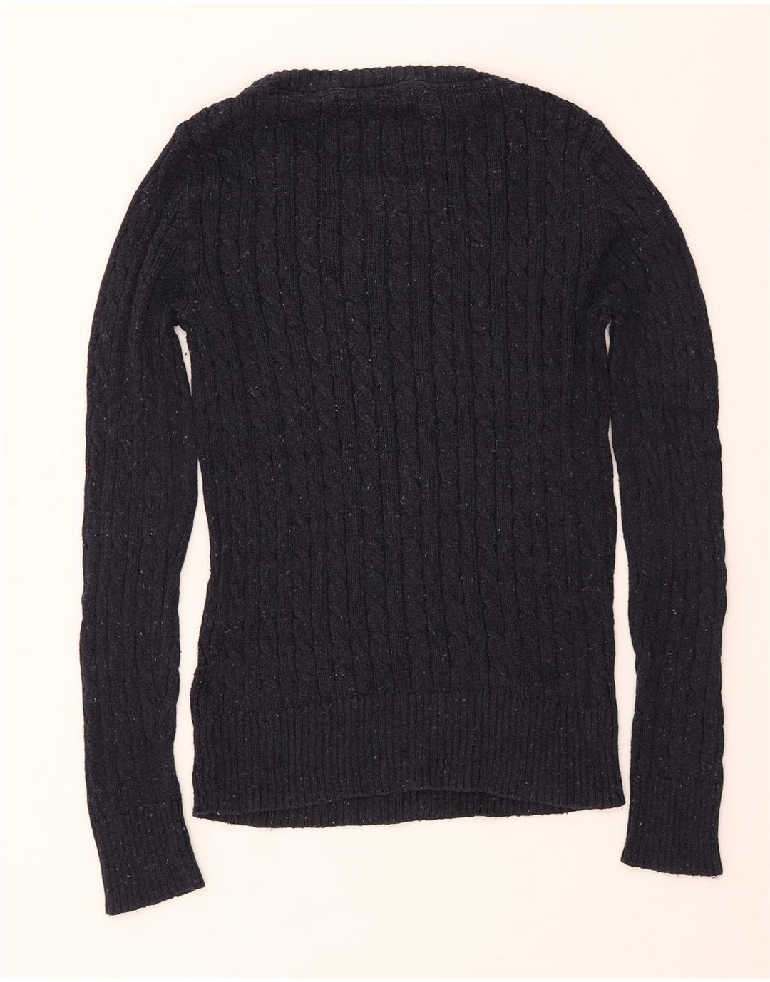 Maglione da donna con scollo a barca SUPERDRY UK 12 Cotone medio blu navy