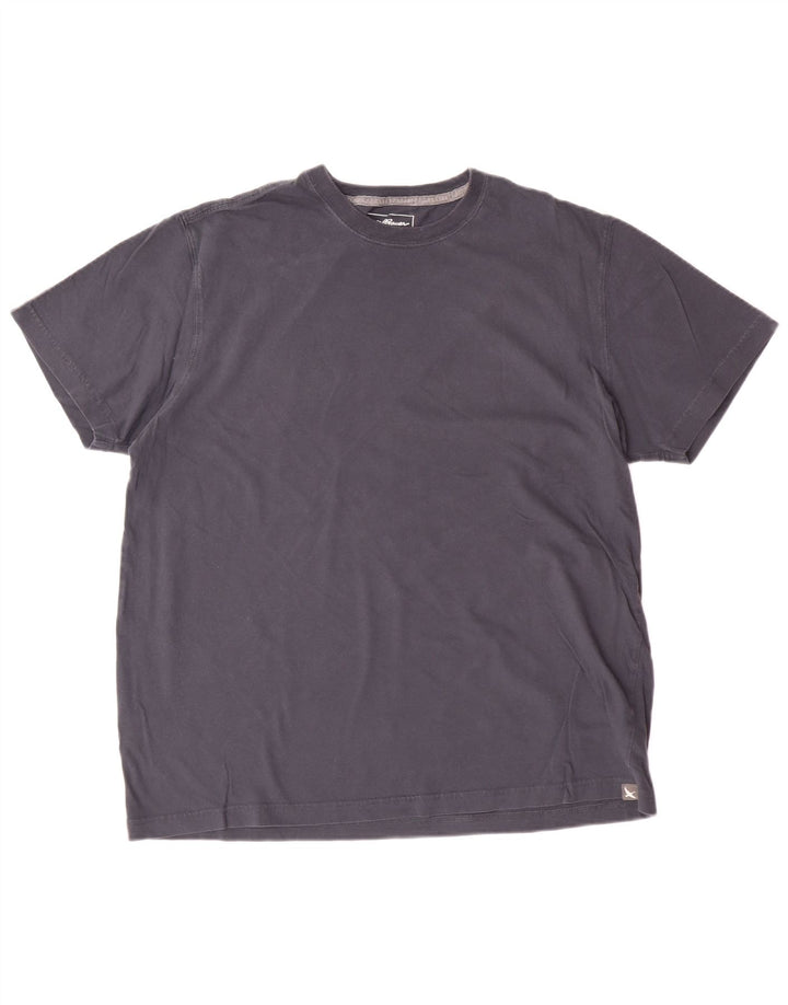 T-shirt da uomo EDDIE BAUER grande in cotone grigio