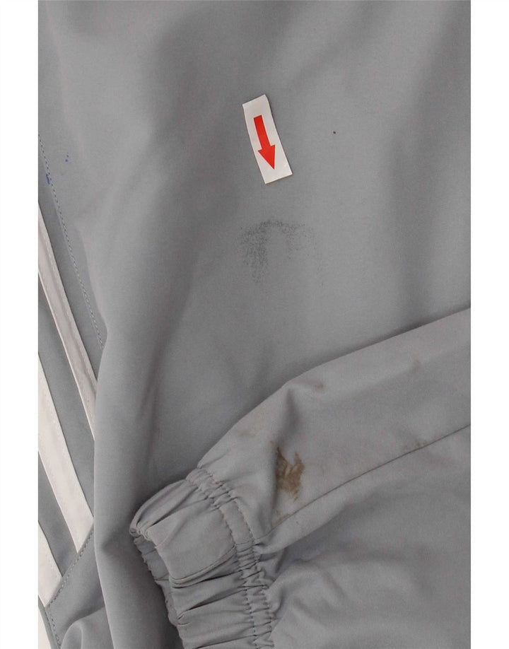 Pantaloni da tuta da uomo Adidas Joggers in poliestere grigio medio