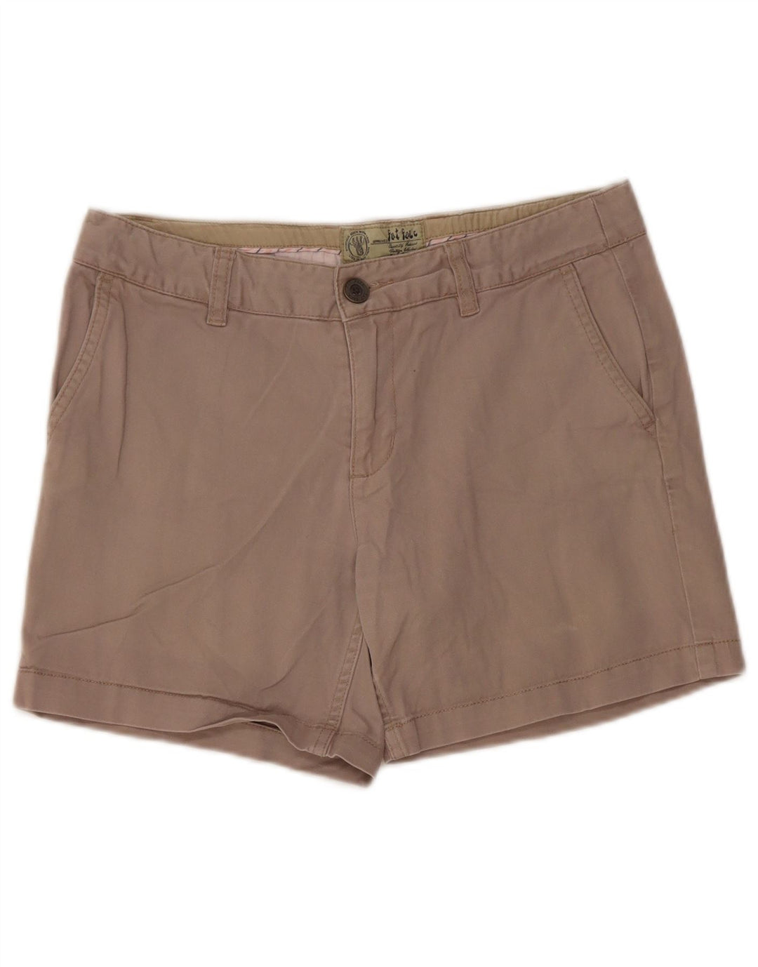 Pantaloncini chino da donna Fat Face UK 10 piccoli W30 cotone grigio