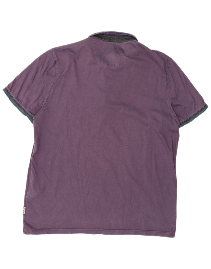 Polo da rugby da uomo Ted Baker taglia 5 XL viola