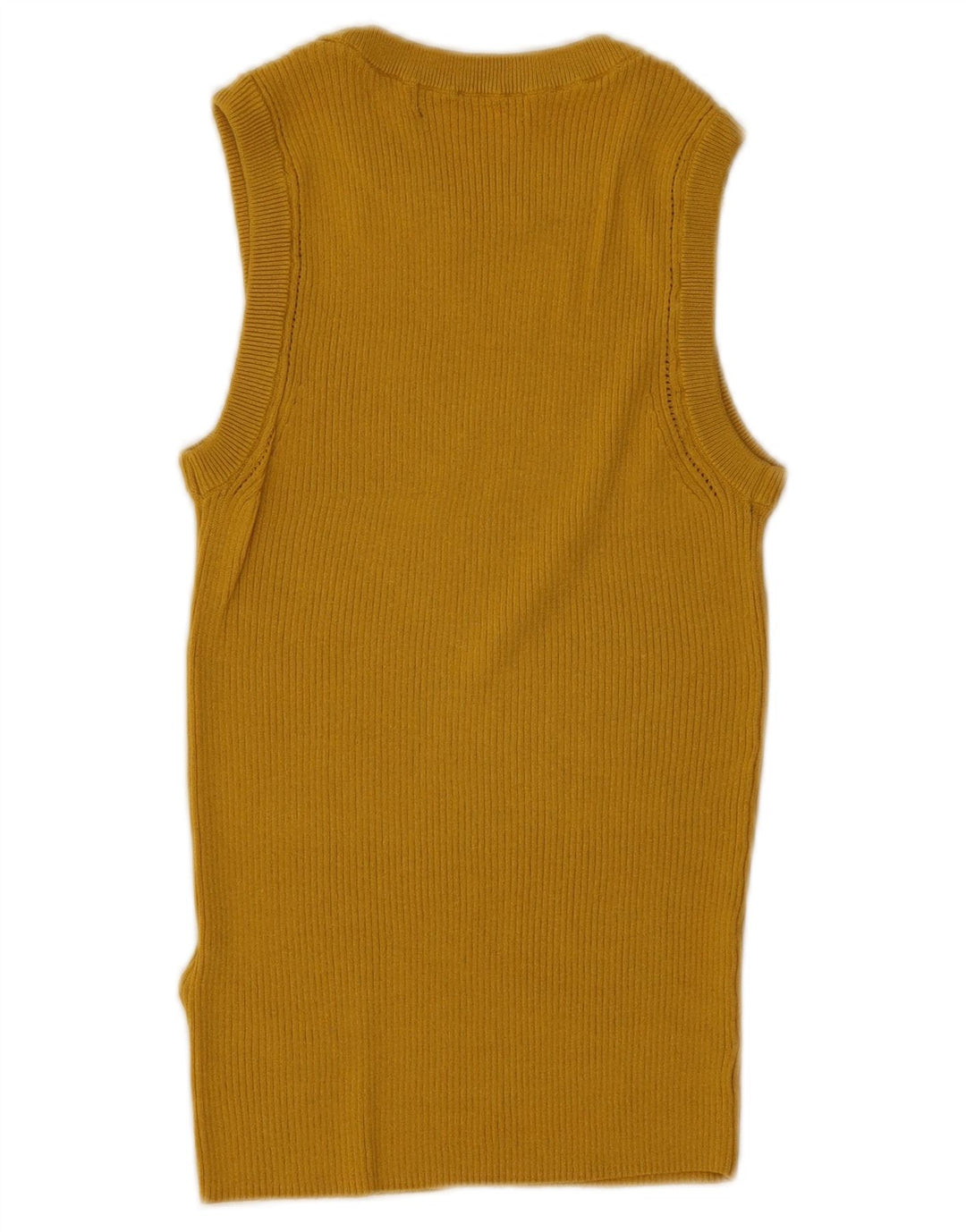 Canotta da donna Marks & Spencer UK 10 piccola viscosa gialla