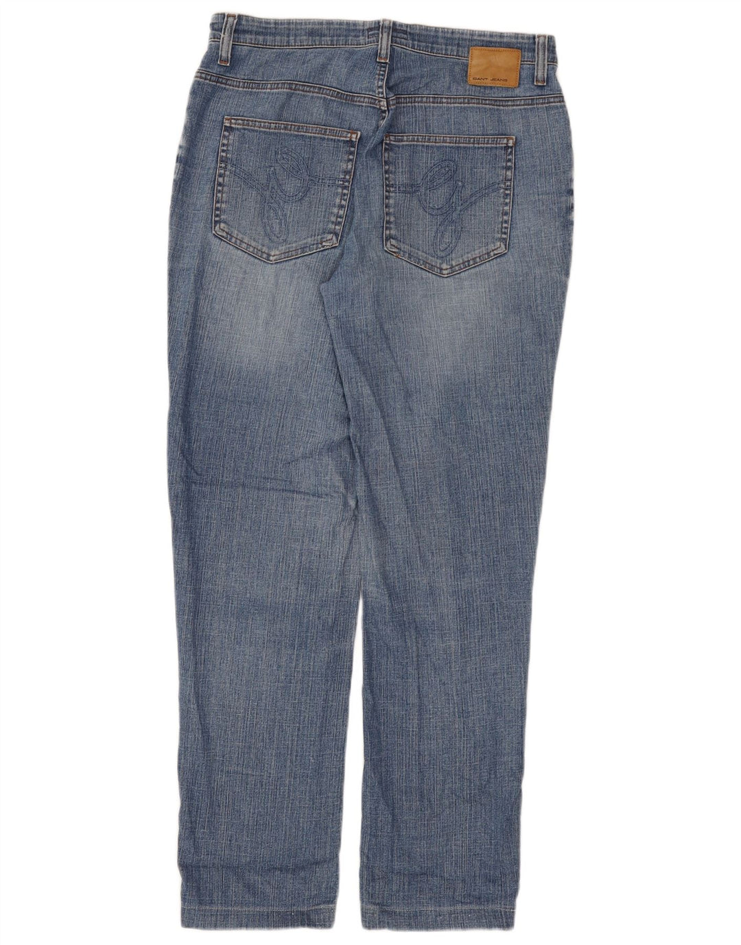 Jeans dritti da donna Gant W30 L28 cotone blu