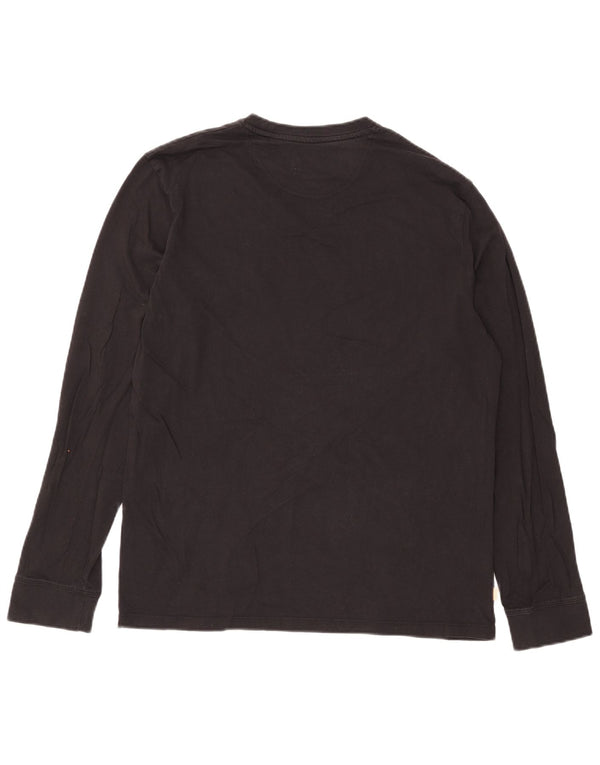 Timberland Uomo Slim Fit Top manica lunga grande cotone nero