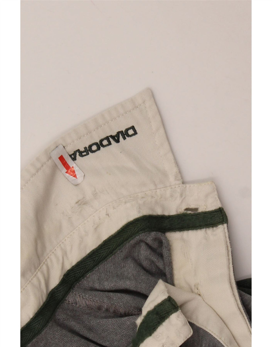 DIADORA Polo da rugby grafica da uomo a maniche lunghe a righe grandi grigie