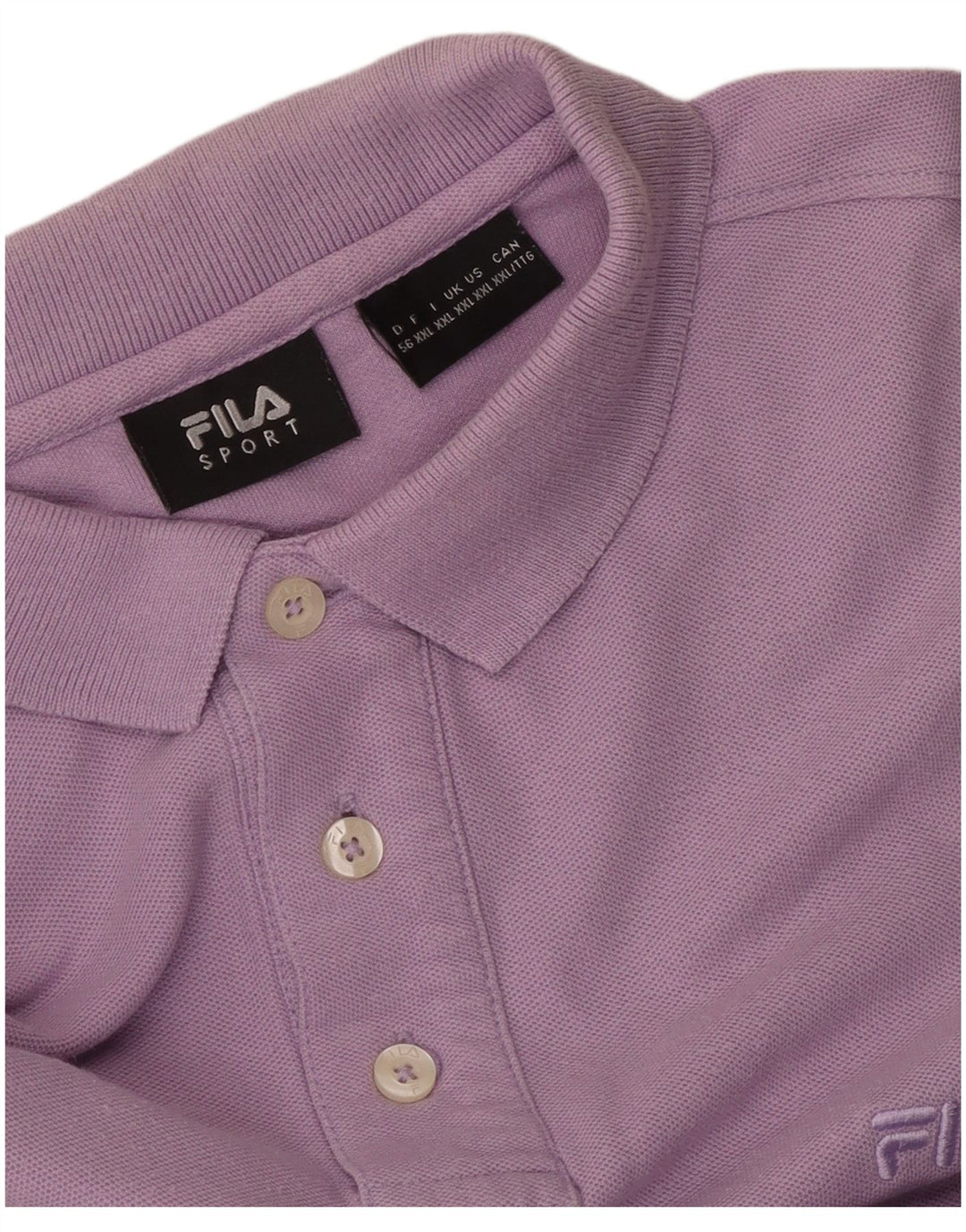 Polo da uomo Fila 2XL viola