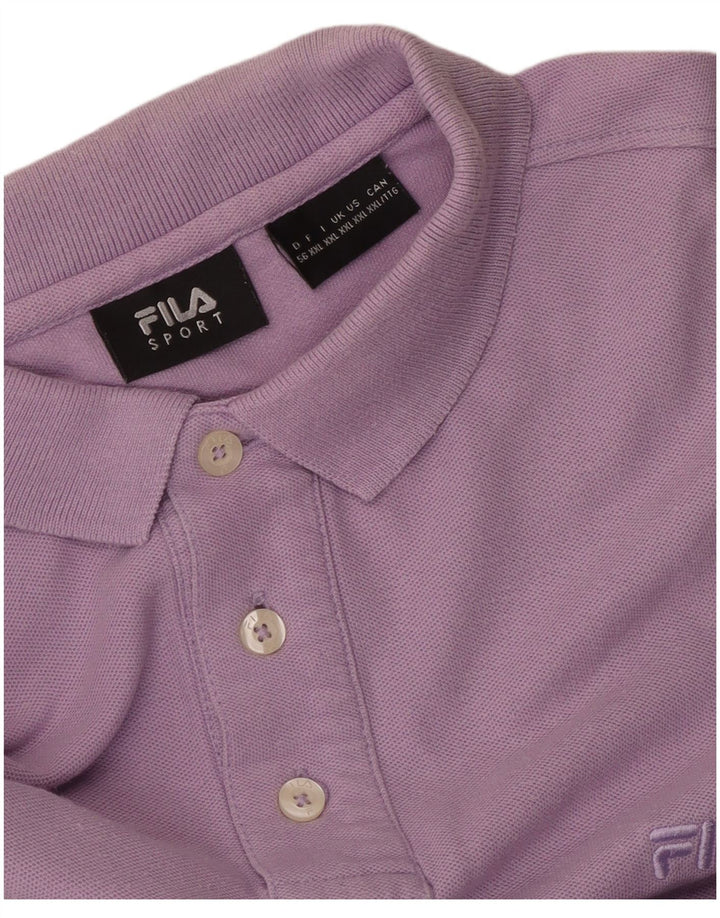 Polo da uomo Fila 2XL viola