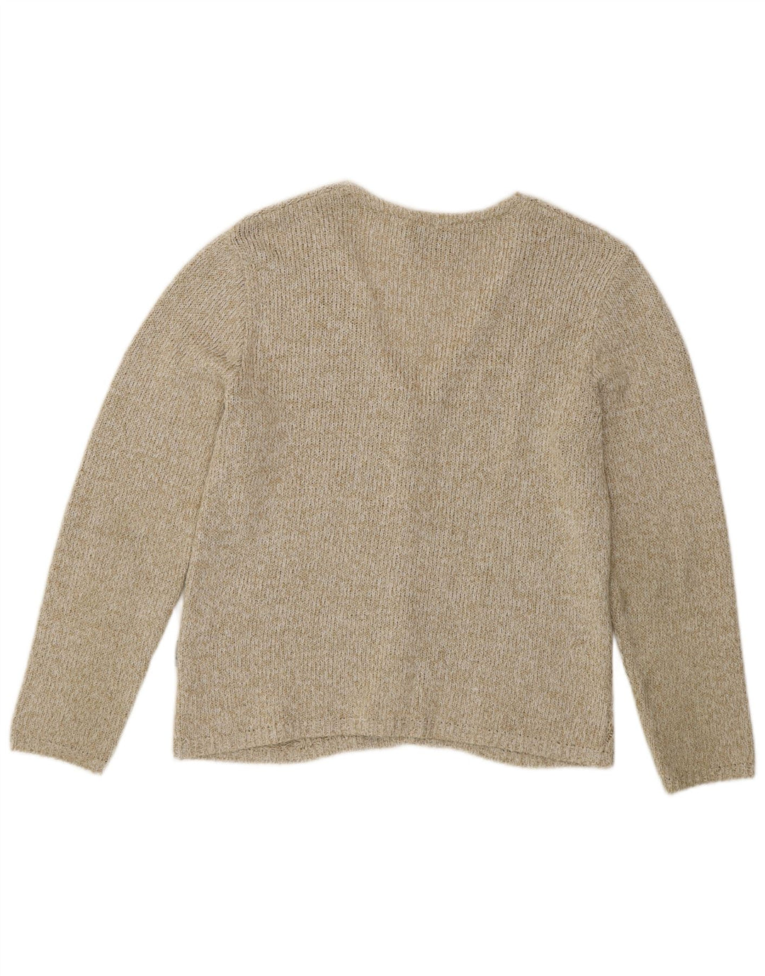 Maglione cardigan da donna Roisin McCarthy UK 10 Piccolo cotone screziato verde