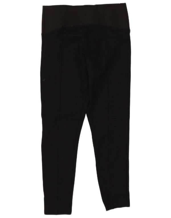 Marks & Spencer Crop Leggings da donna UK 12 Medium Navy Blue Viscose