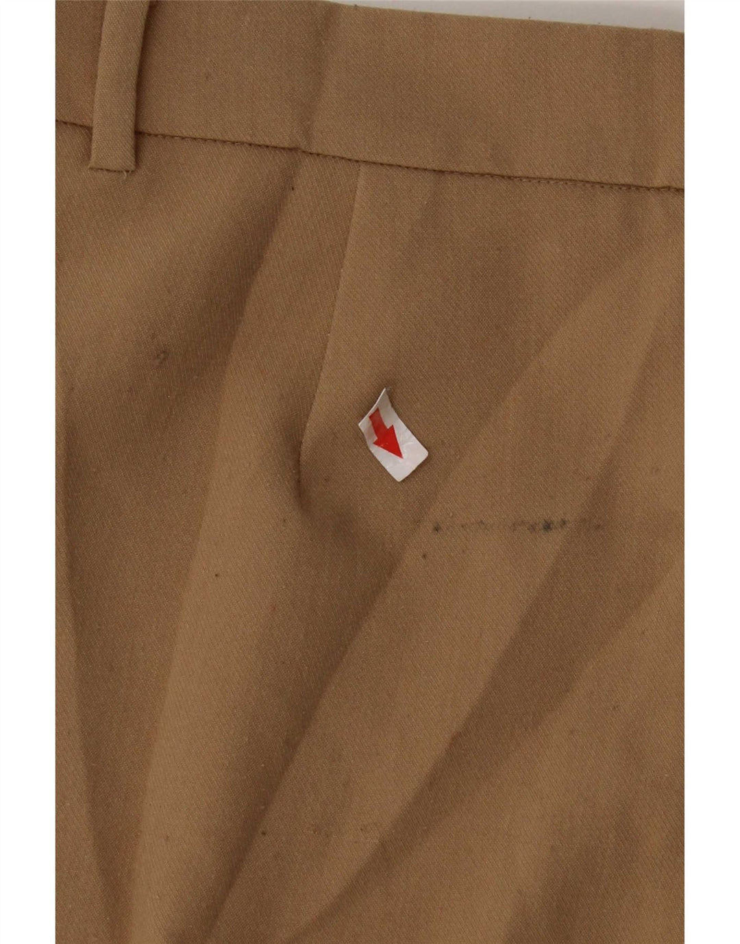 Pantaloni da abito con pegging da donna Zara medi W28 L31 poliestere beige