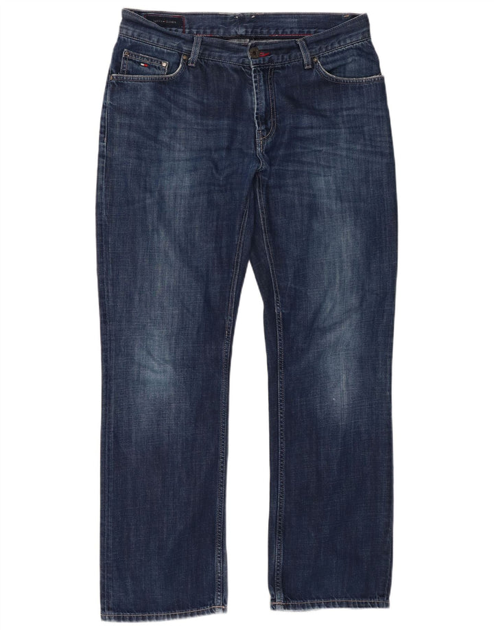 Jeans dritti da uomo Tommy Hilfiger W36 L32 cotone blu