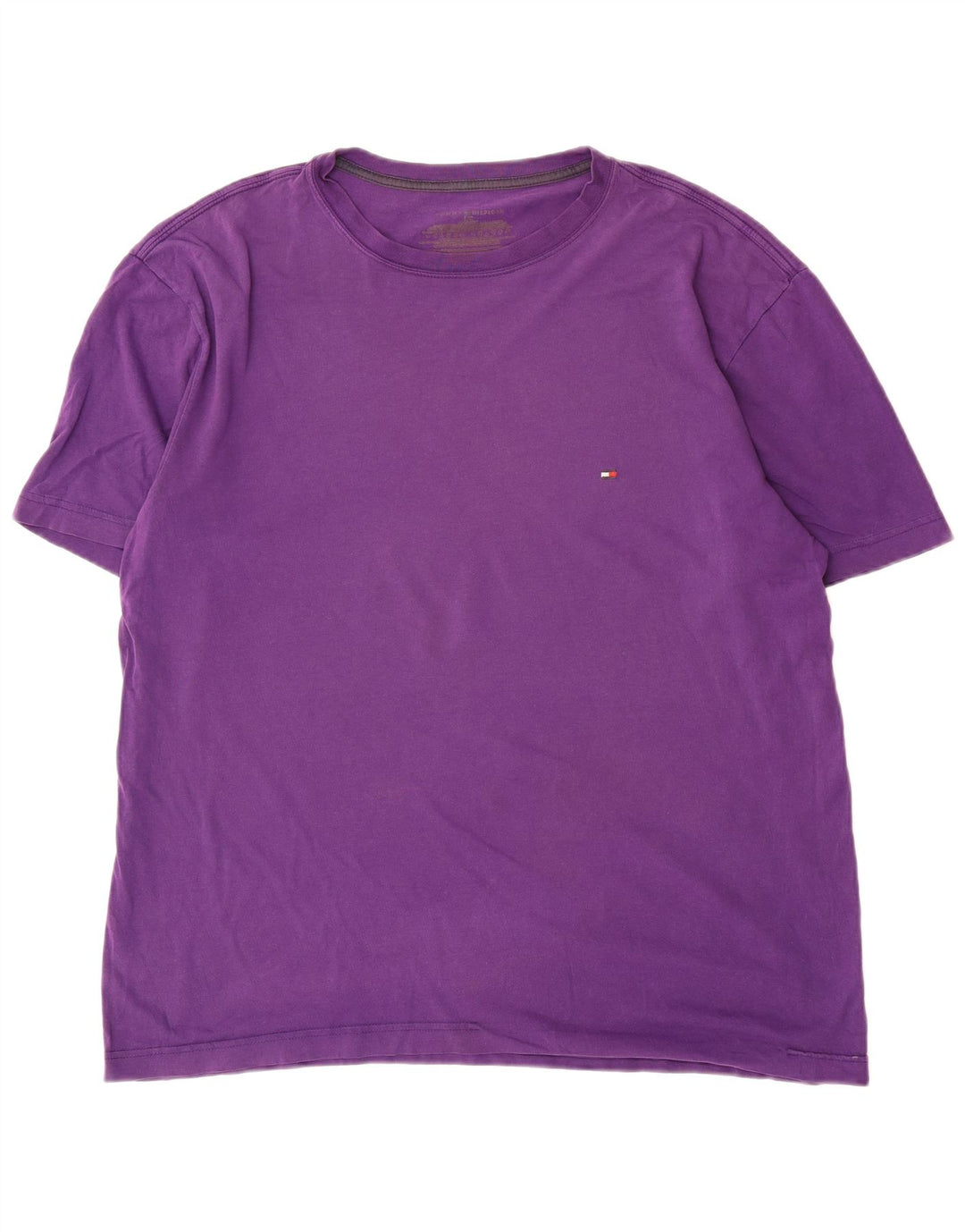 Maglietta da uomo Tommy Hilfiger Top grande viola