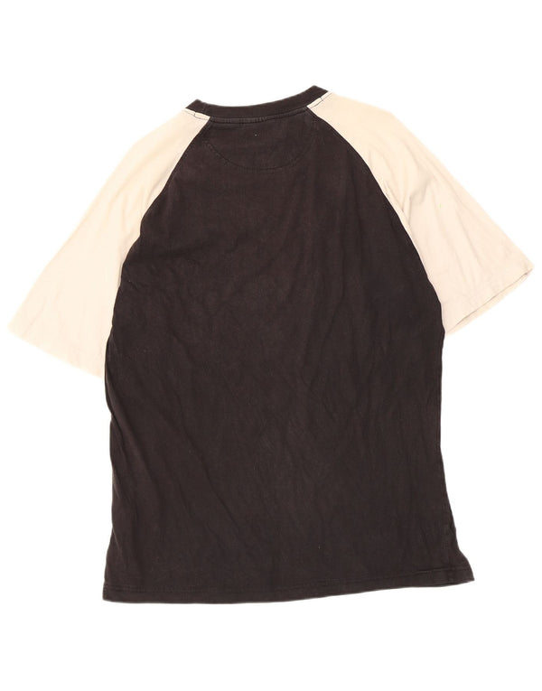 T-shirt grafica da uomo Fila Top Large color block nero